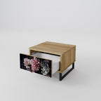 PURE BLOSSOM Nightstand in Oak Effect