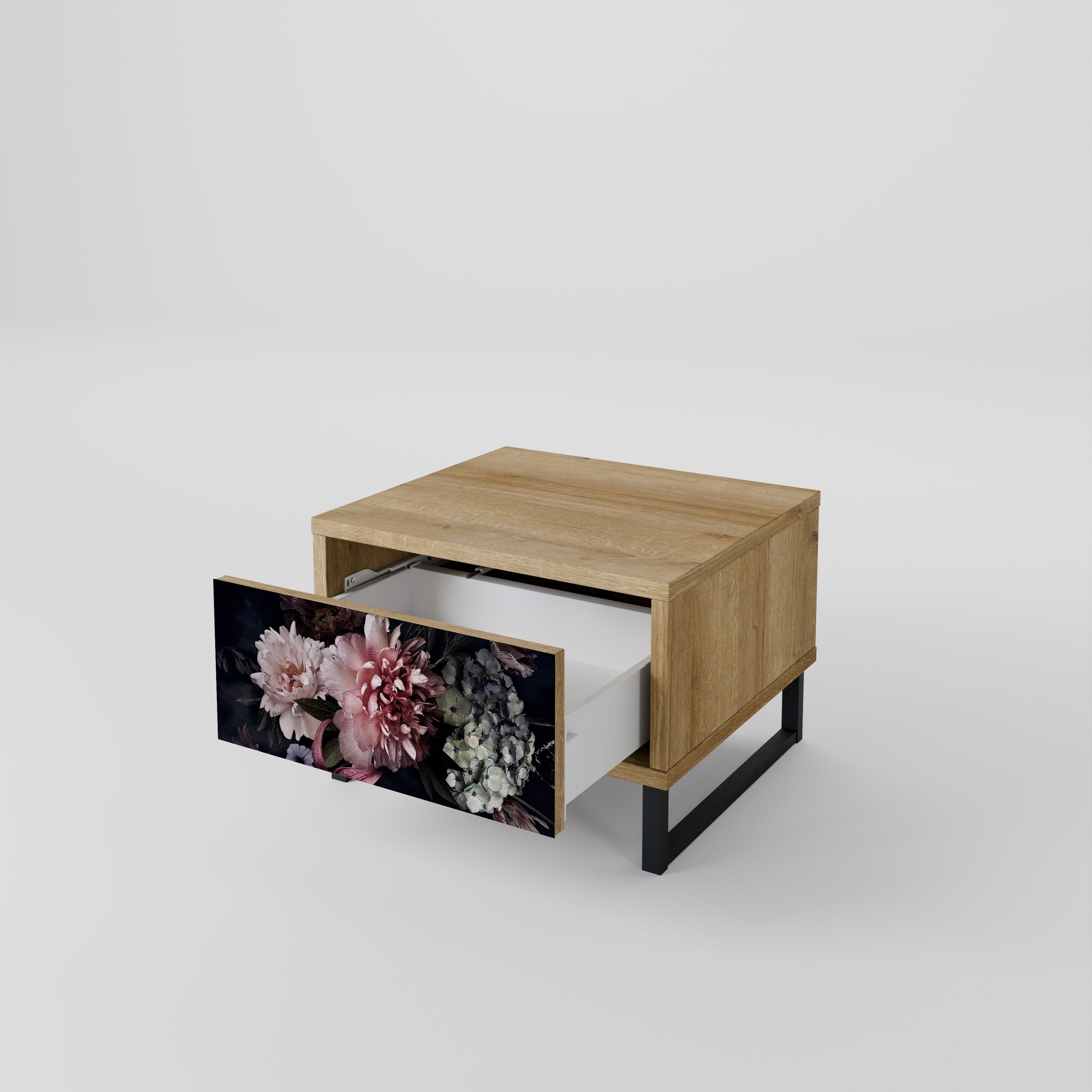 PURE BLOSSOM Nachttisch in Eichenoptik