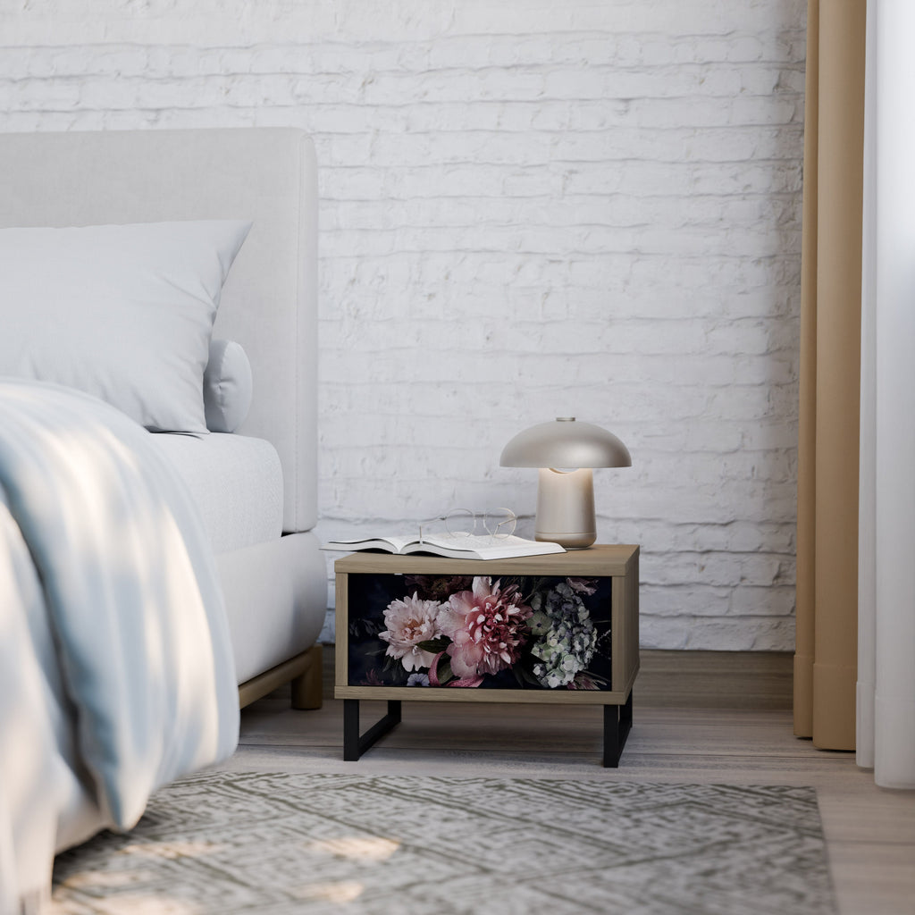 PURE BLOSSOM Nachttisch in Eichenoptik