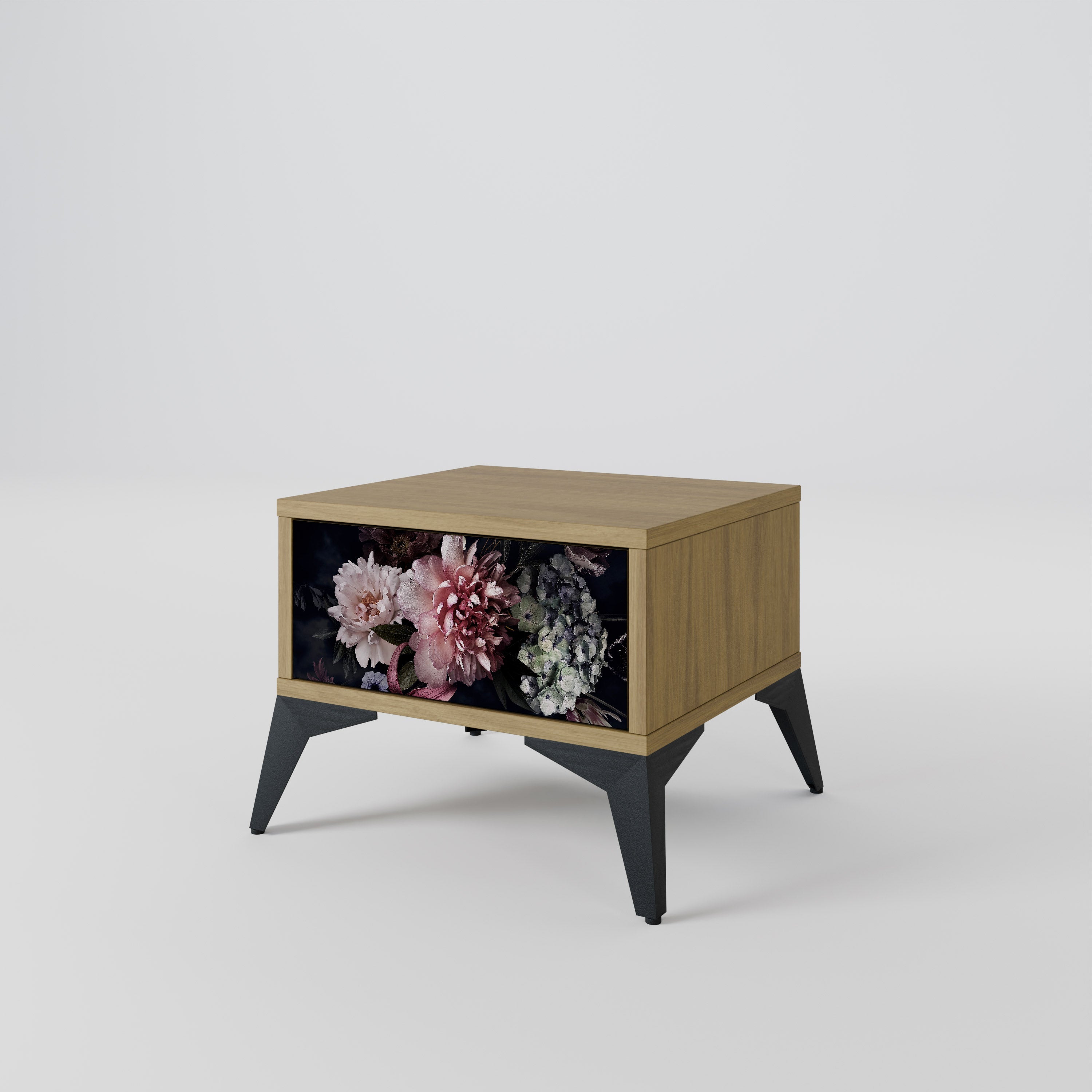 PURE BLOSSOM Nachttisch in Eichenoptik