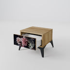 PURE BLOSSOM Nightstand in Oak Effect