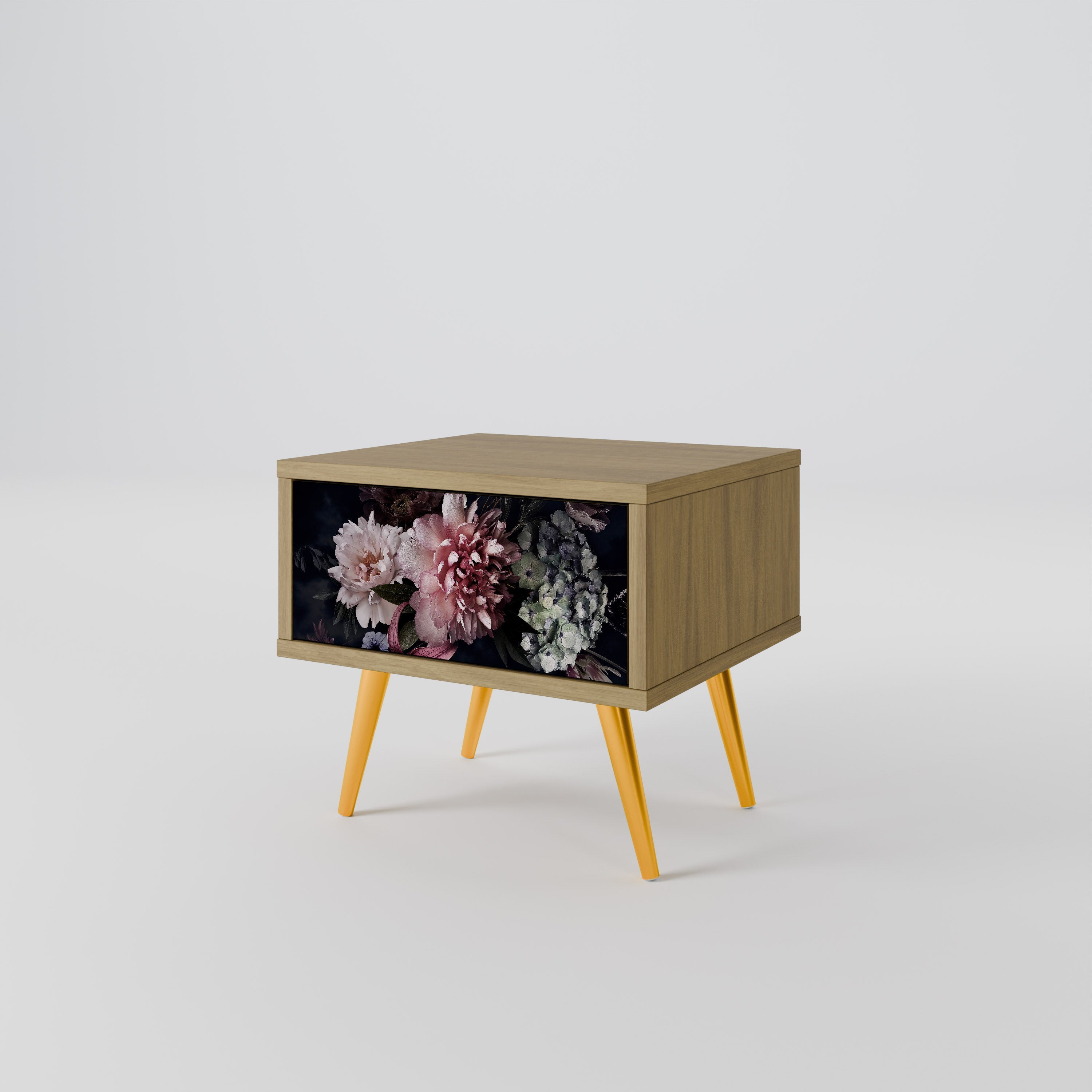PURE BLOSSOM Nachttisch in Eichenoptik