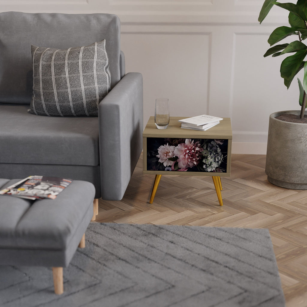 PURE BLOSSOM Nachttisch in Eichenoptik