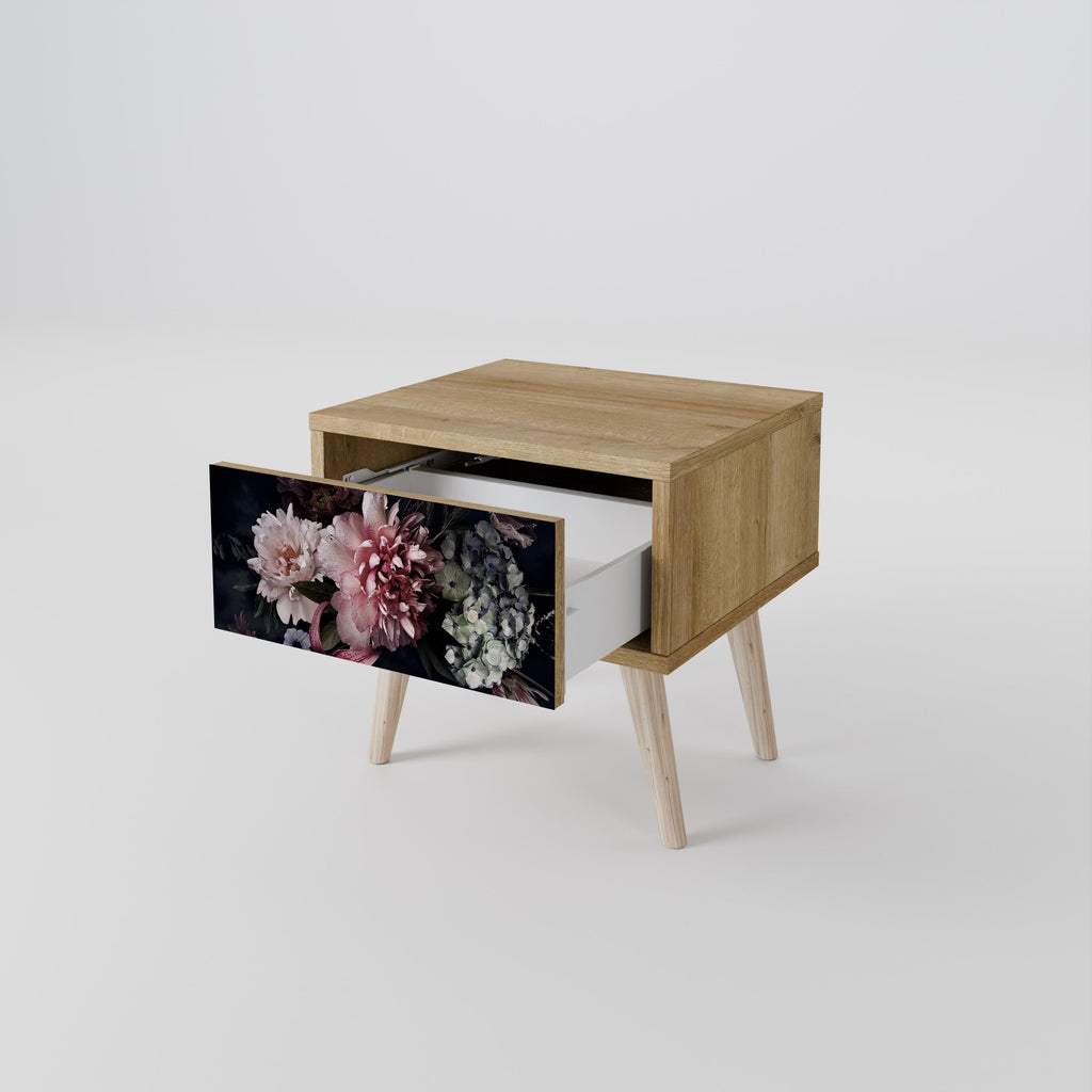 PURE BLOSSOM Nachttisch in Eichenoptik