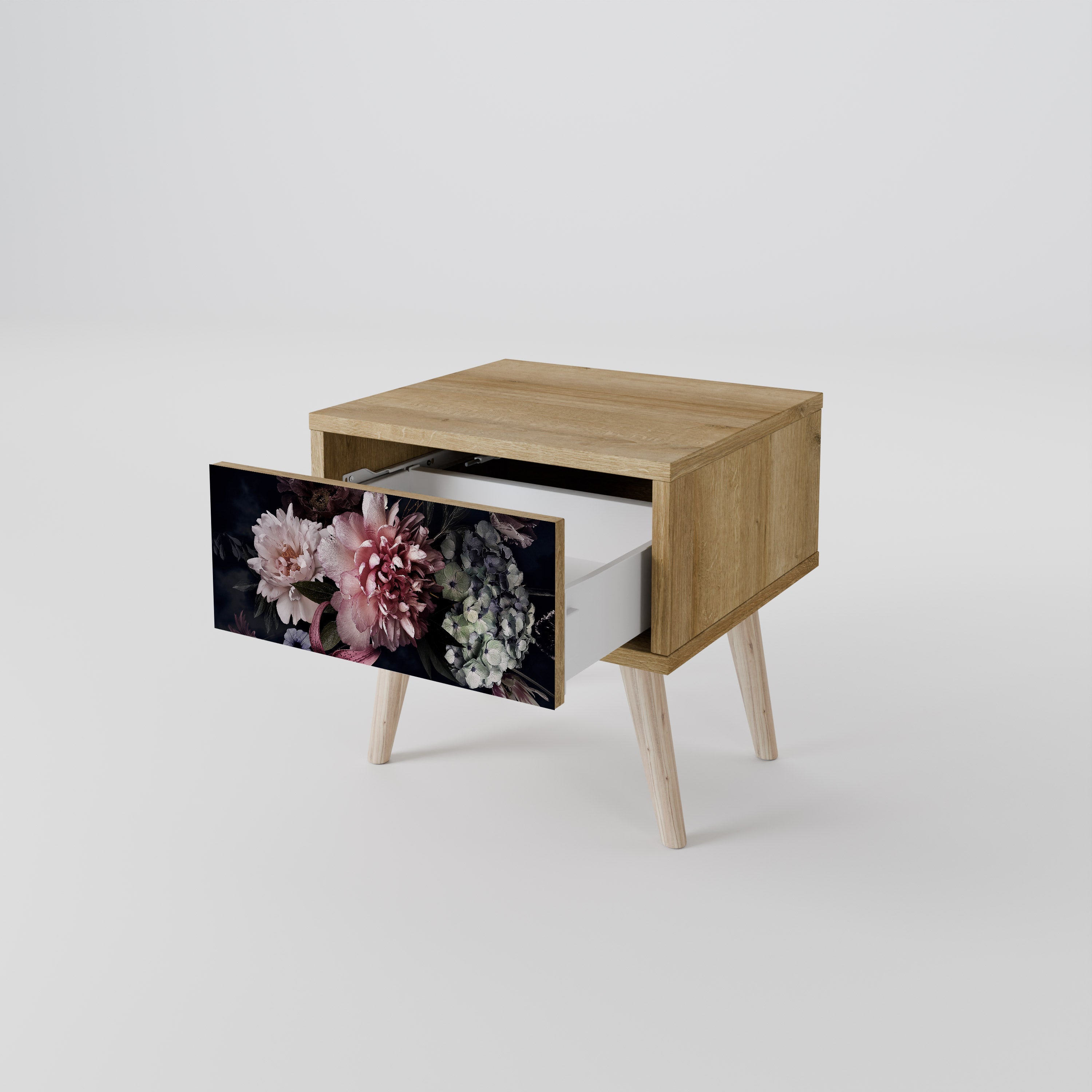 PURE BLOSSOM Nachttisch in Eichenoptik