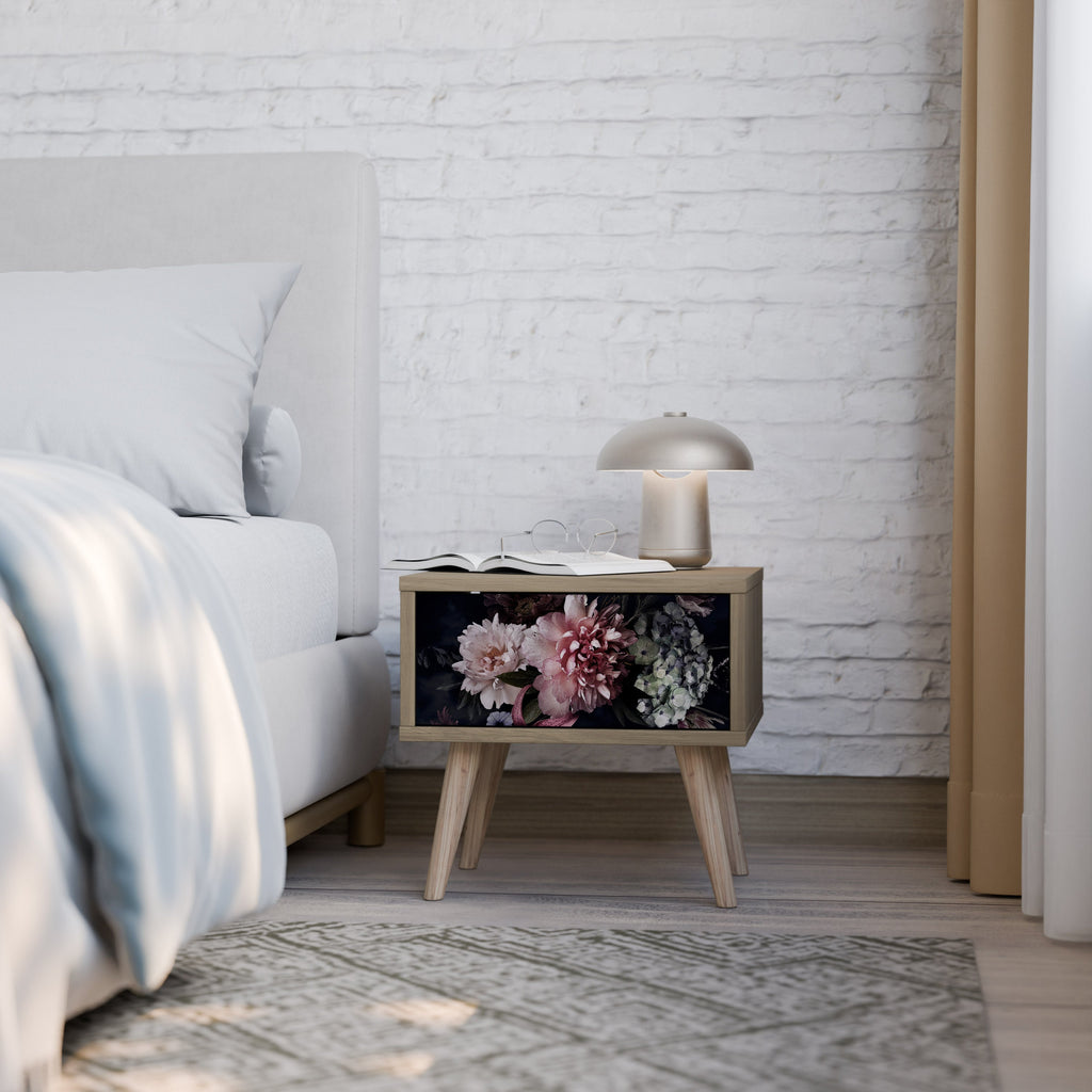 PURE BLOSSOM Nachttisch in Eichenoptik