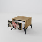 LUSH ELEGANCE Nachttisch in Eiche-Optik