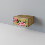 FRAGILE BEAUTY Nightstand in Oak Effect