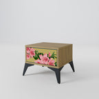 FRAGILE BEAUTY Nightstand in Oak Effect