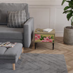 FRAGILE BEAUTY Nightstand in Oak Effect