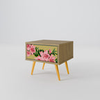 FRAGILE BEAUTY Nightstand in Oak Effect