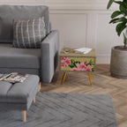 FRAGILE BEAUTY Nightstand in Oak Effect