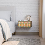 FLORAL DECOR Nachttisch in Eiche-Optik