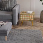 FLORAL DECOR Nachttisch in Eiche-Optik