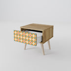 FLORAL DECOR Nachttisch in Eiche-Optik