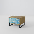 BLOOMY MORNING Nightstand in Oak Effect