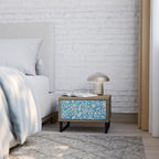 BLOOMY MORNING Nightstand in Oak Effect