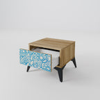 BLOOMY MORNING Nightstand in Oak Effect