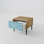 BLOOMY MORNING Nightstand in Oak Effect