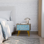 BLOOMY MORNING Nightstand in Oak Effect