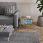 BLOOMY MORNING Nightstand in Oak Effect