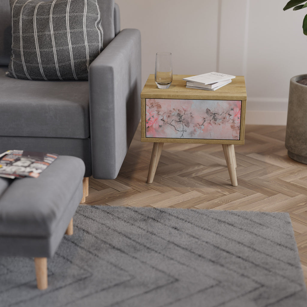 CHERRY BLOSSOM Nachttisch in Eichenoptik