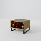 DAHLIAS AND POMEGRANATES Nachttisch in Eiche-Optik