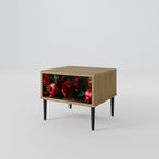 DAHLIAS AND POMEGRANATES Nachttisch in Eiche-Optik