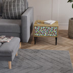 INDIAN FISH Nachttisch in Eiche-Optik