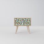 INDIAN FISH Nachttisch in Eiche-Optik