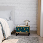 AUTUMN INSECTS Nachttisch in Eiche-Optik