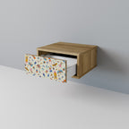 COLORFUL INSECTS Nachttisch in Eiche-Optik