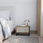 COLORFUL INSECTS Nachttisch in Eiche-Optik