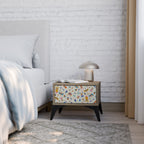 COLORFUL INSECTS Nachttisch in Eiche-Optik