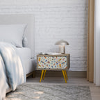 COLORFUL INSECTS Nachttisch in Eiche-Optik