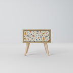 COLORFUL INSECTS Nachttisch in Eiche-Optik