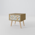 COLORFUL INSECTS Nachttisch in Eiche-Optik