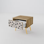 HAPPY HENS Nachttisch in Eiche-Optik