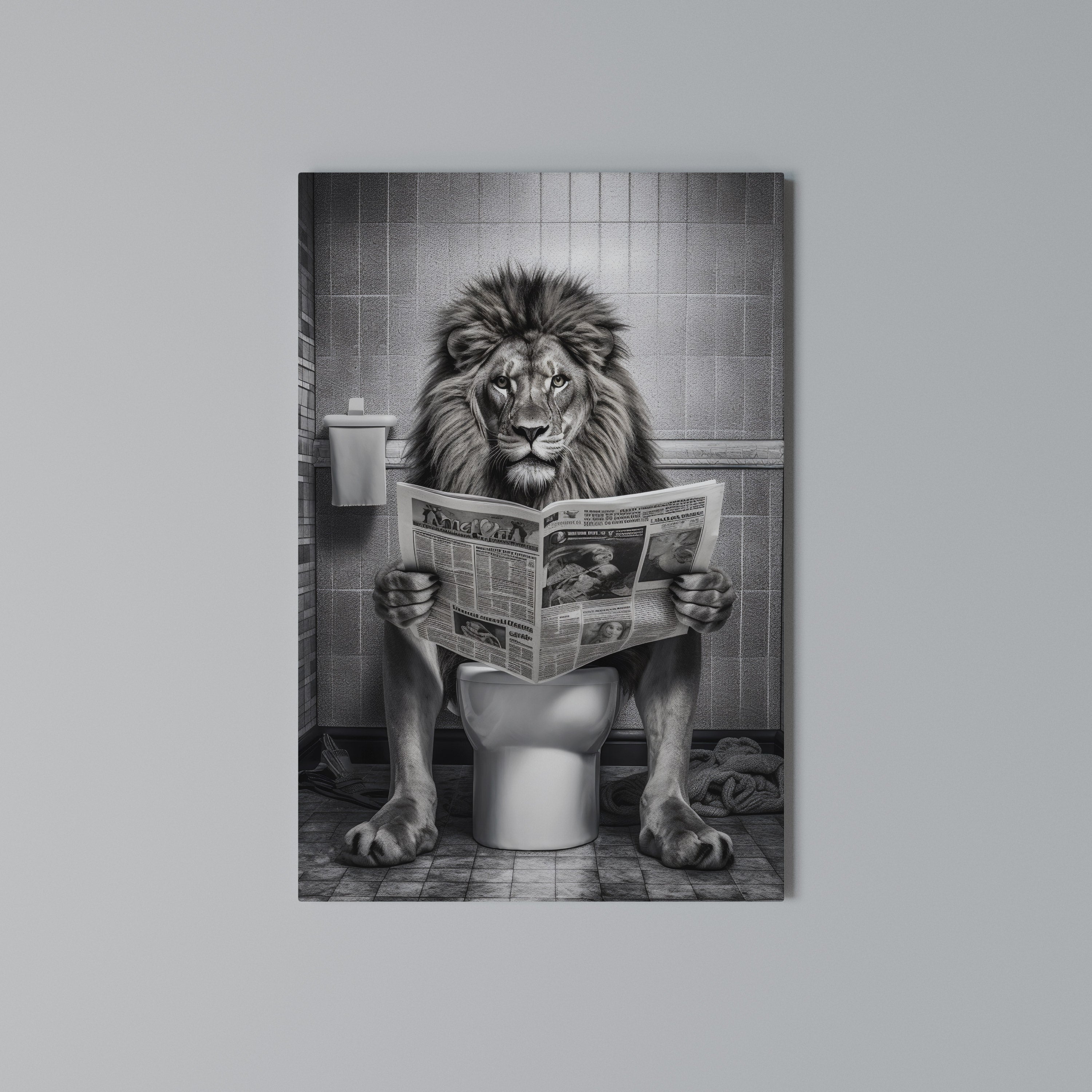 ROAR PRESS REVIEW Vertical Canvas Print