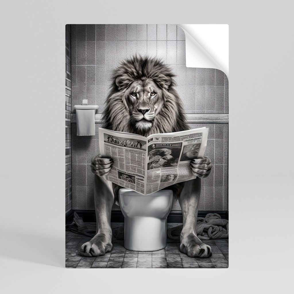 ROAR PRESS REVIEW Vertikales Poster zum Abziehen und Aufkleben