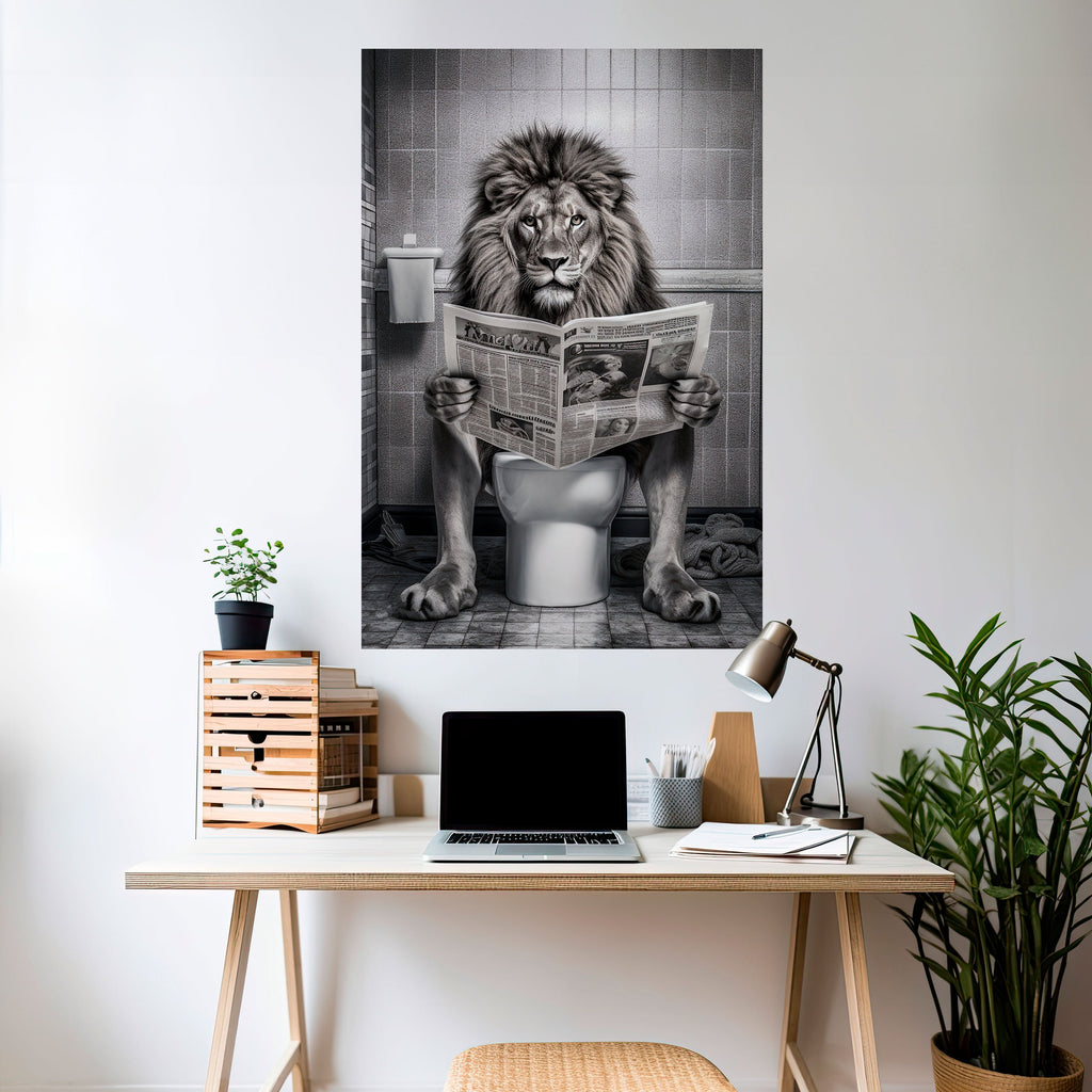 ROAR PRESS REVIEW Vertikales Poster zum Abziehen und Aufkleben