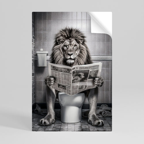 ROAR PRESS REVIEW Selbstklebendes Poster - Hochformat