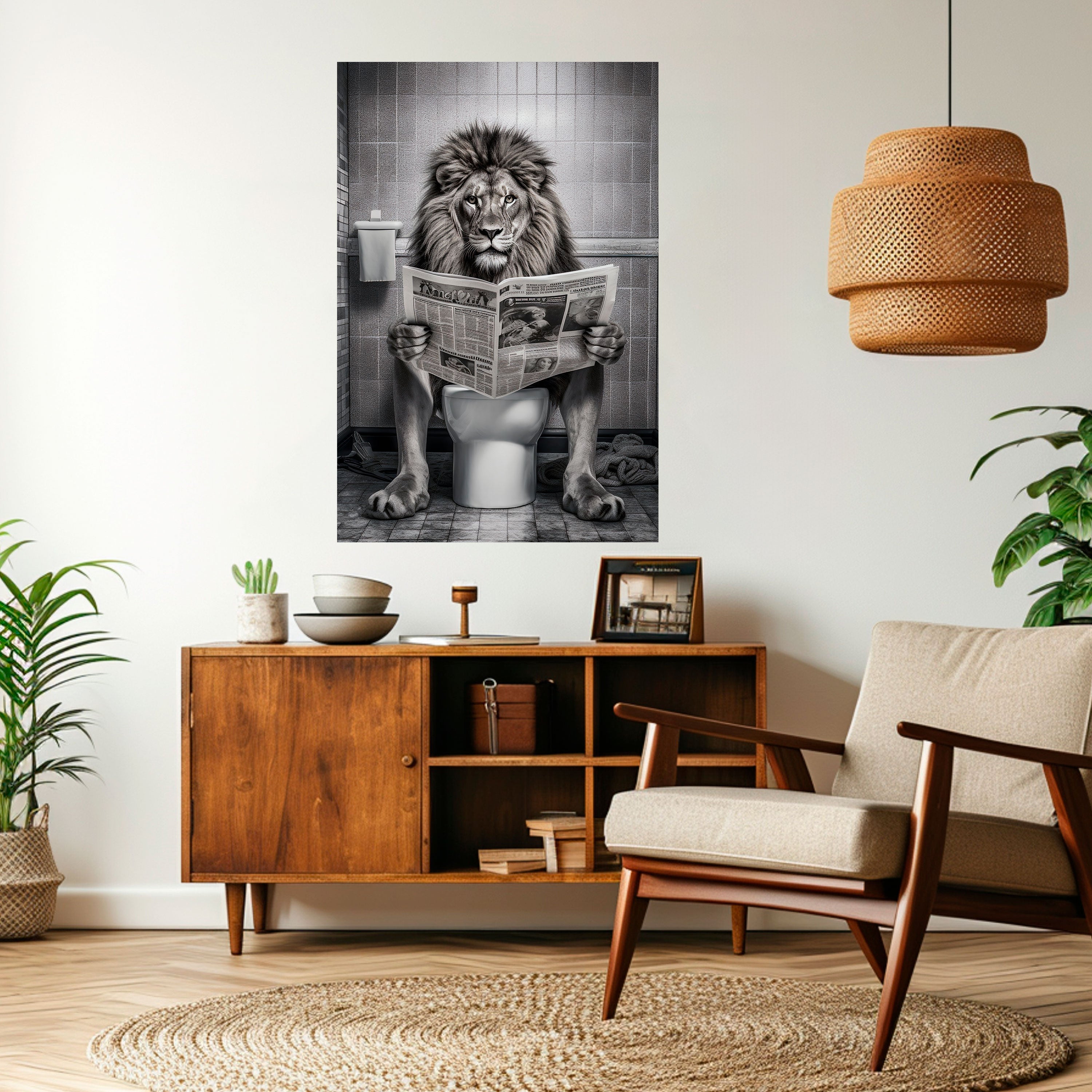 ROAR PRESS REVIEW Vertikales Poster zum Abziehen und Aufkleben