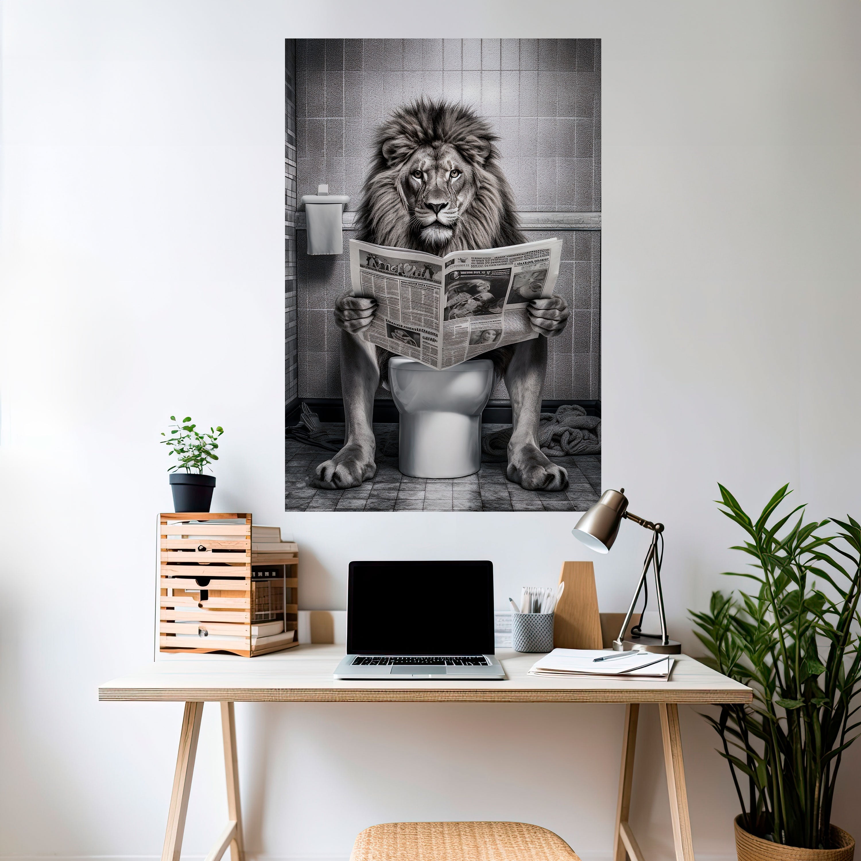 ROAR PRESS REVIEW Vertikales Poster zum Abziehen und Aufkleben