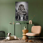 ROAR PRESS REVIEW Selbstklebendes Poster - Hochformat