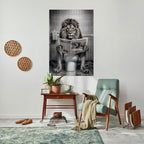 ROAR PRESS REVIEW Selbstklebendes Poster - Hochformat