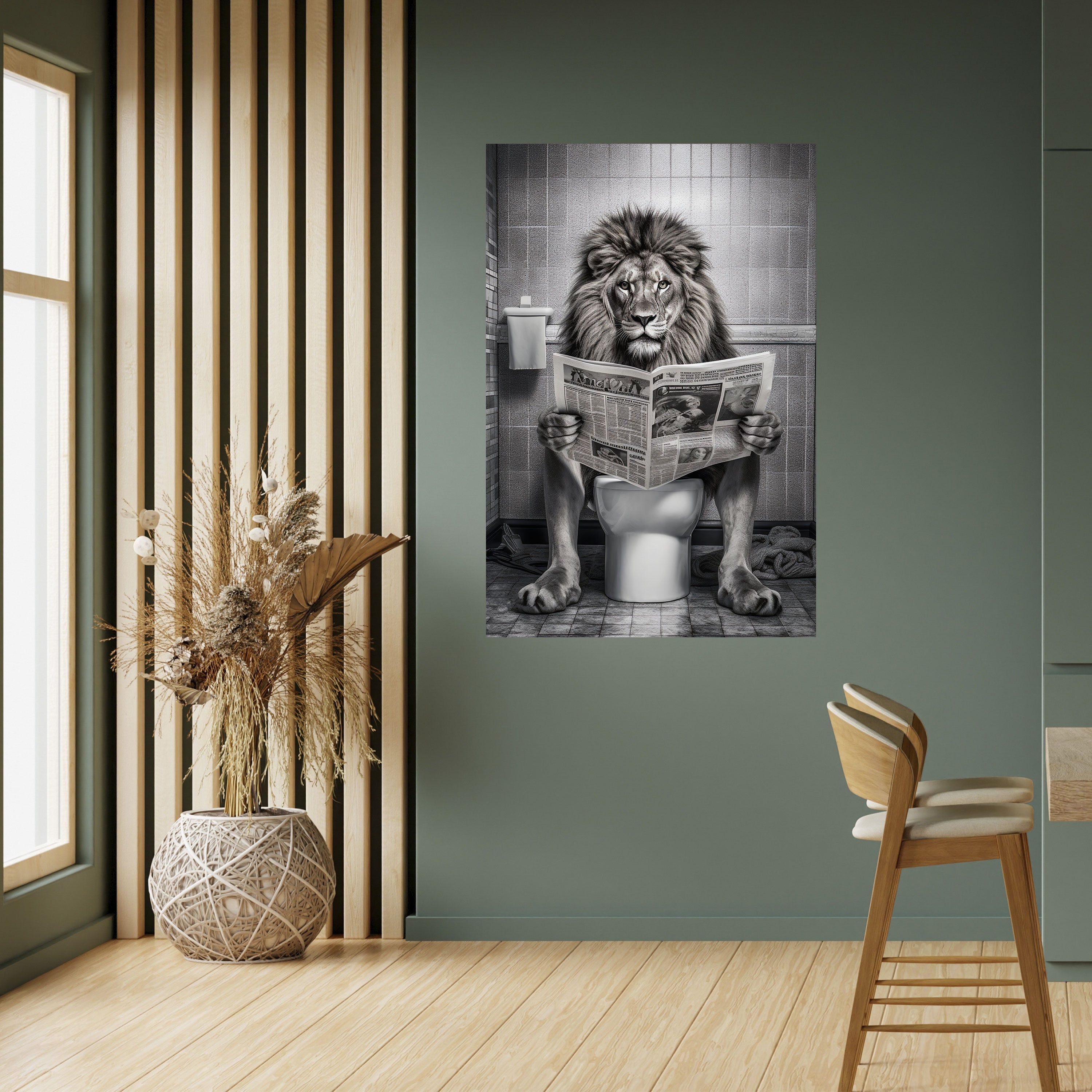 ROAR PRESS REVIEW Vertikales Poster zum Abziehen und Aufkleben