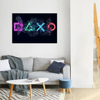 GAMING REVOLT Selbstklebendes Horizontal-Poster