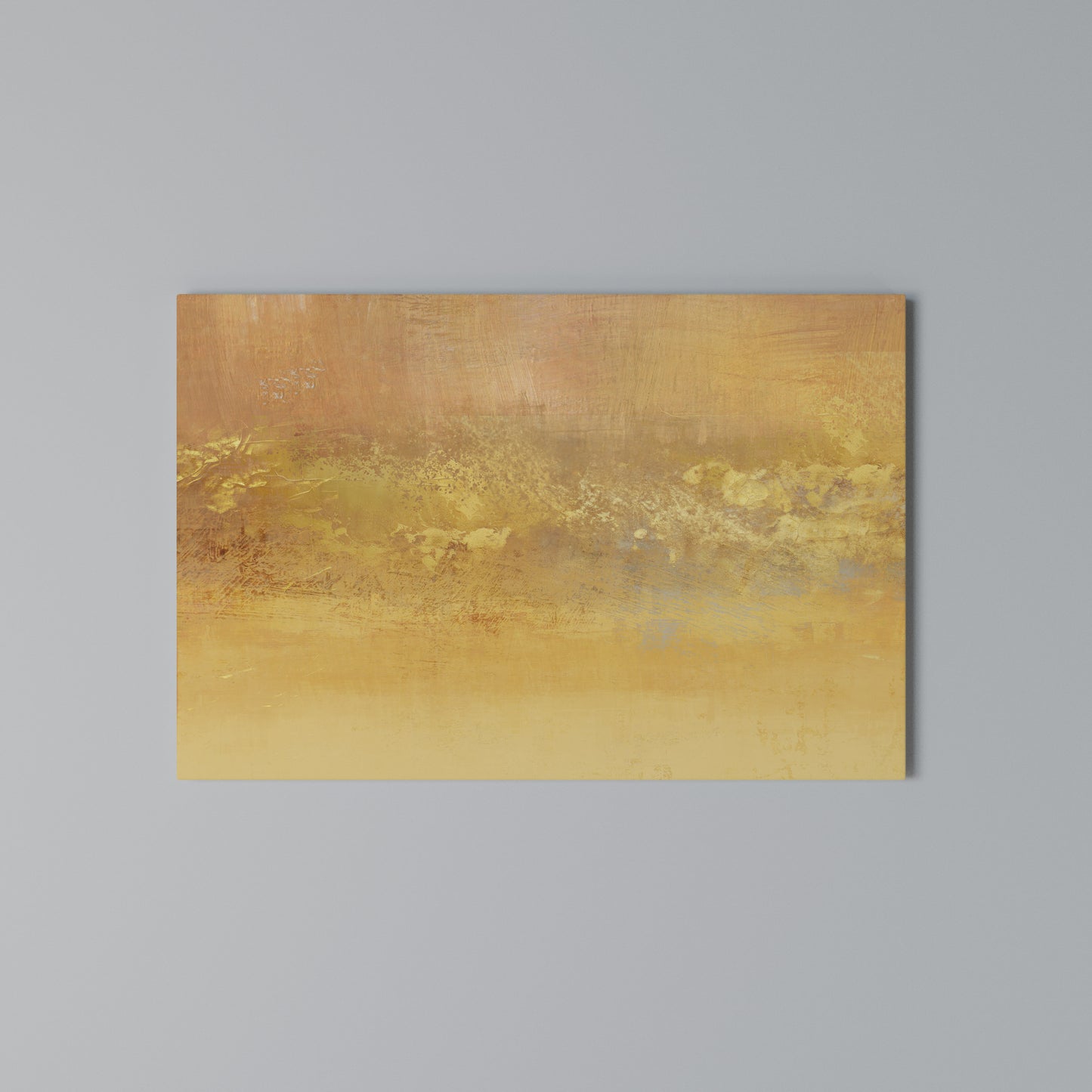 ORANGE IMPRESSION Horizontal Canvas Print