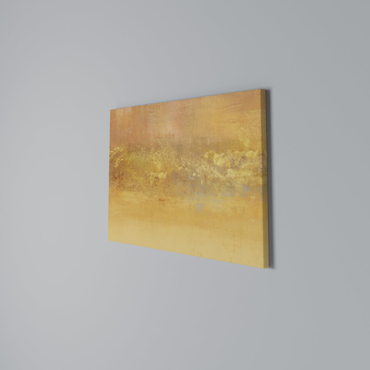 ORANGE IMPRESSION Horizontal Canvas Print